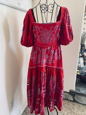 white christmas dresses Blue & White Cabana Striped Midi Dress main image 0